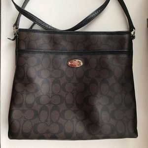 Coach Signature Canvas Crossbody Bag with damaged